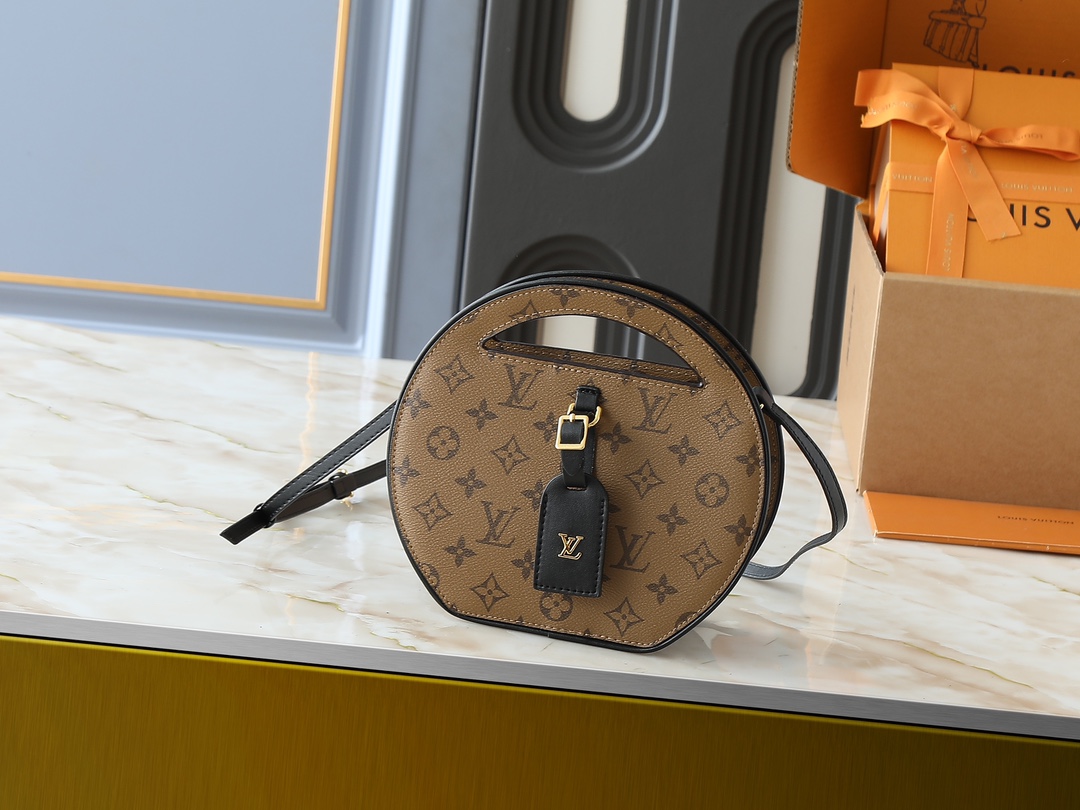 LV Classic Handbag Monogram Canvas Model M24583 Crossbody Strap